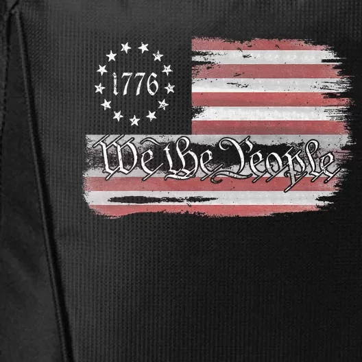 Betsy Ross Flag 1776 We The People City Backpack