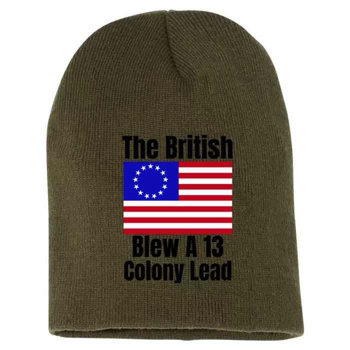 Betsy Ross Flag The British Blew A 13 Colony Lead Short Acrylic Beanie