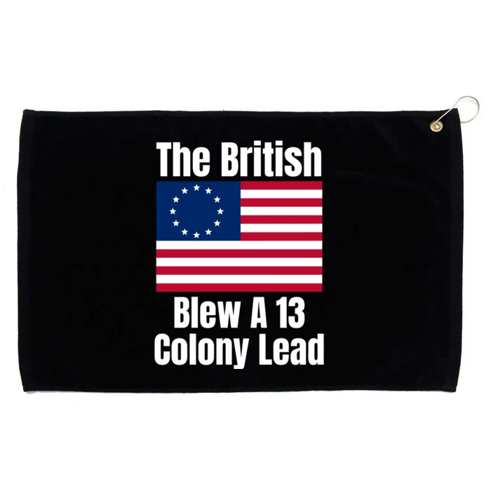 Betsy Ross Flag The British Blew A 13 Colony Lead Grommeted Golf Towel