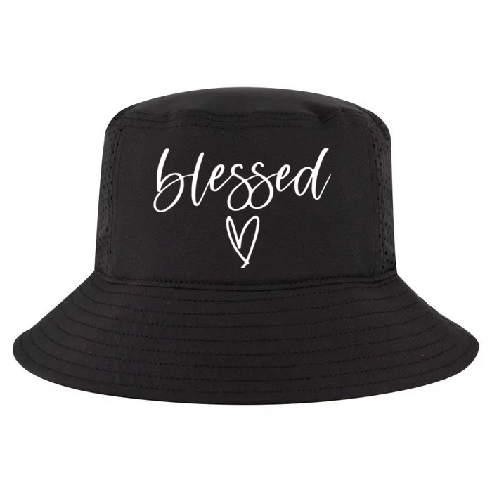 Blessed Religious Faith Christian Tee Gifts For Cool Comfort Performance Bucket Hat