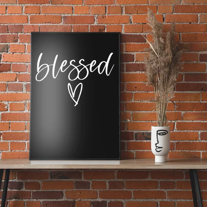 Blessed Religious Faith Christian Tee Gifts For Poster