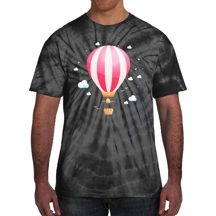 Balloon Ride Festival Hot Air Balloon Pilot Hot Air Balloon Tie-Dye T-Shirt