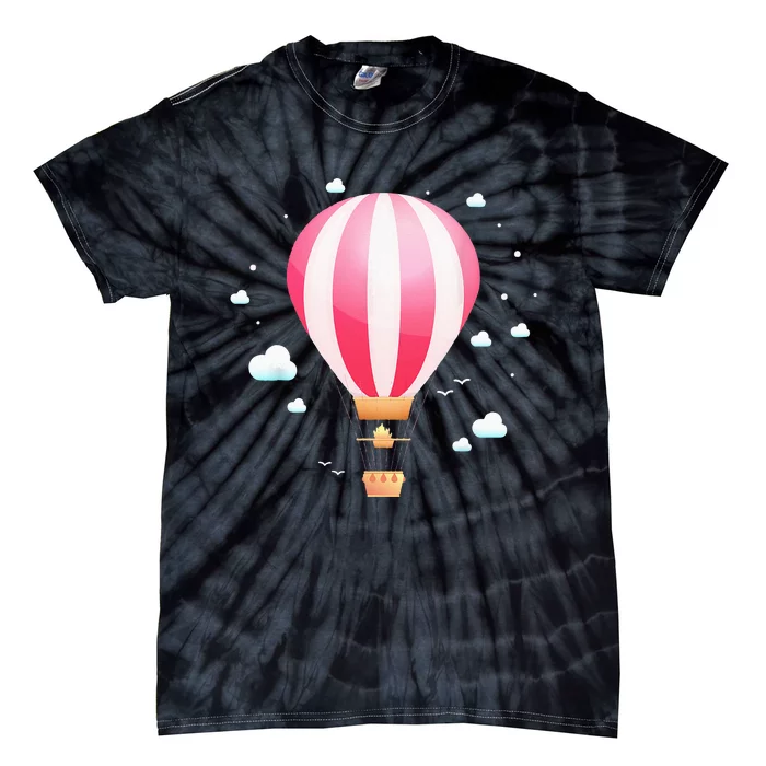 Balloon Ride Festival Hot Air Balloon Pilot Hot Air Balloon Tie-Dye T-Shirt