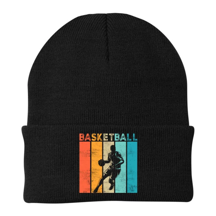 Basketball Retro For Basketball Team Sport Bball Knit Cap Winter Beanie