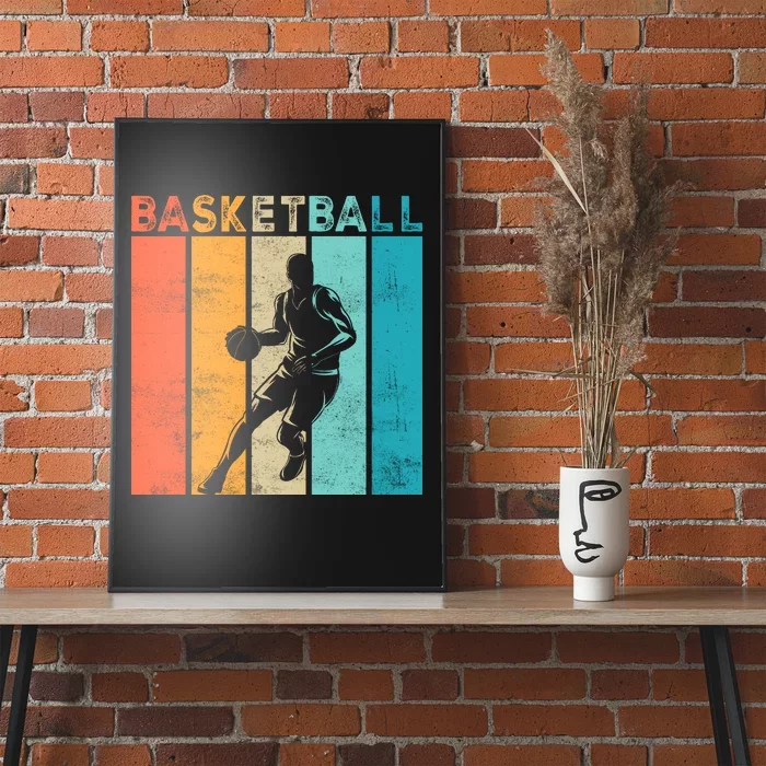 Basketball Retro For Basketball Team Sport Bball Poster