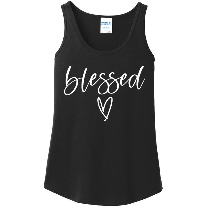 Blessed Religious Faith Christian Tee Gifts For Ladies Essential Tank