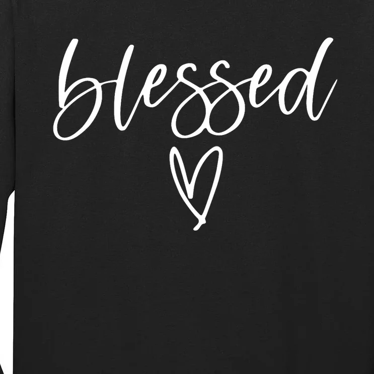 Blessed Religious Faith Christian Tee Gifts For Tall Long Sleeve T-Shirt