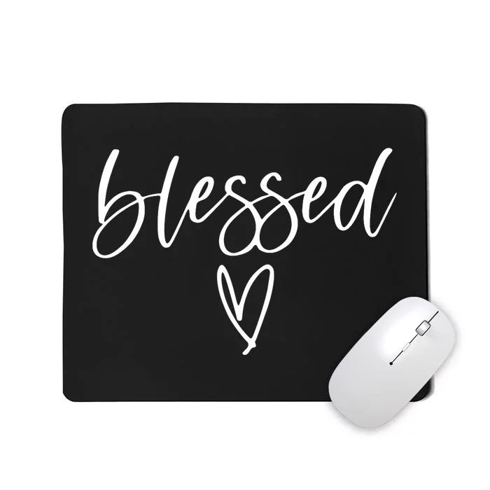 Blessed Religious Faith Christian Tee Gifts For Mousepad