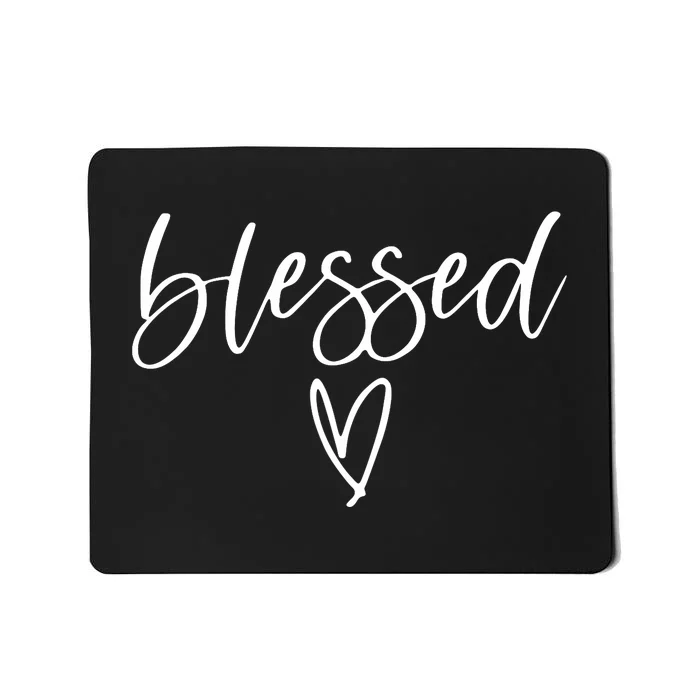 Blessed Religious Faith Christian Tee Gifts For Mousepad