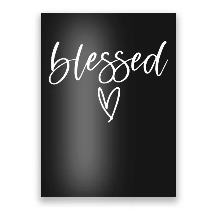 Blessed Religious Faith Christian Tee Gifts For Poster