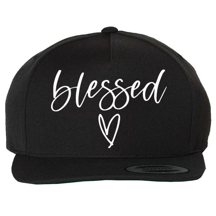 Blessed Religious Faith Christian Tee Gifts For Wool Snapback Cap