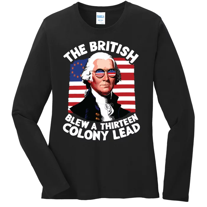 Betsy Ross Flag The British Blew A 13 Colony Lead Ladies Long Sleeve Shirt