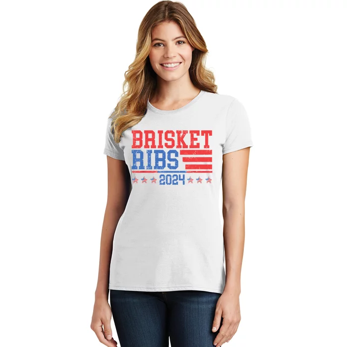 Brisket Ribs Funny Brisket Ribs 2024 Women's T-Shirt