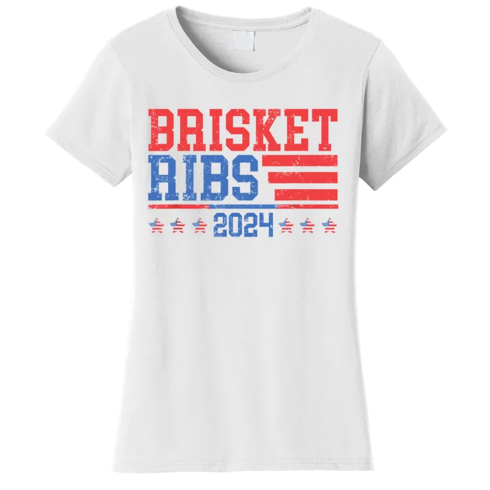 Brisket Ribs Funny Brisket Ribs 2024 Women's T-Shirt