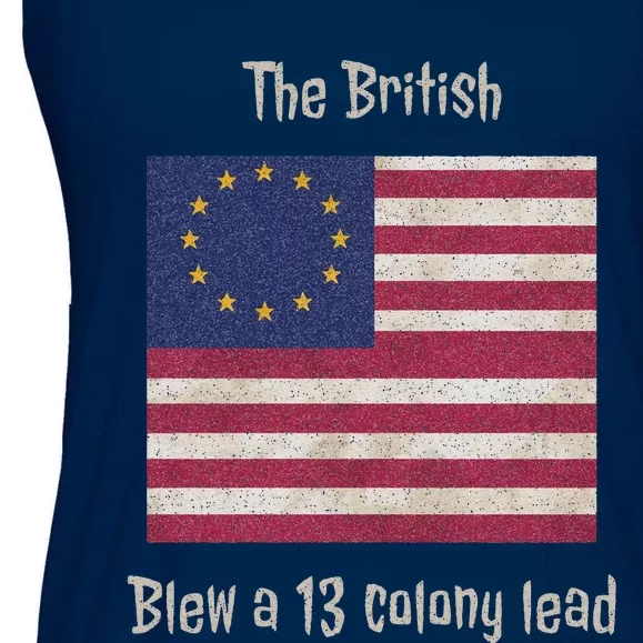 Betsy Ross Flag The British Blew A 13 Colony Lead Ladies Essential Flowy Tank