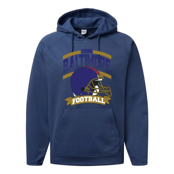 Baltimore Raven Football Team Supporter Performance Fleece Hoodie