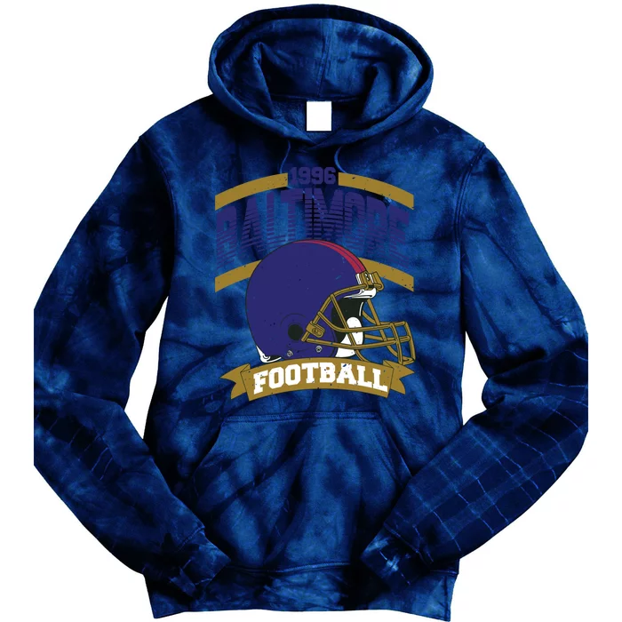 Baltimore Raven Football Team Supporter Tie Dye Hoodie