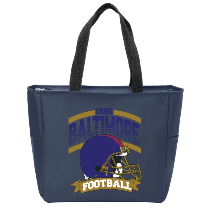 Baltimore Raven Football Team Supporter Zip Tote Bag