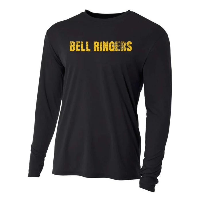 Bell Ringers Funny Handbell With Angry Face Cooling Performance Long Sleeve Crew