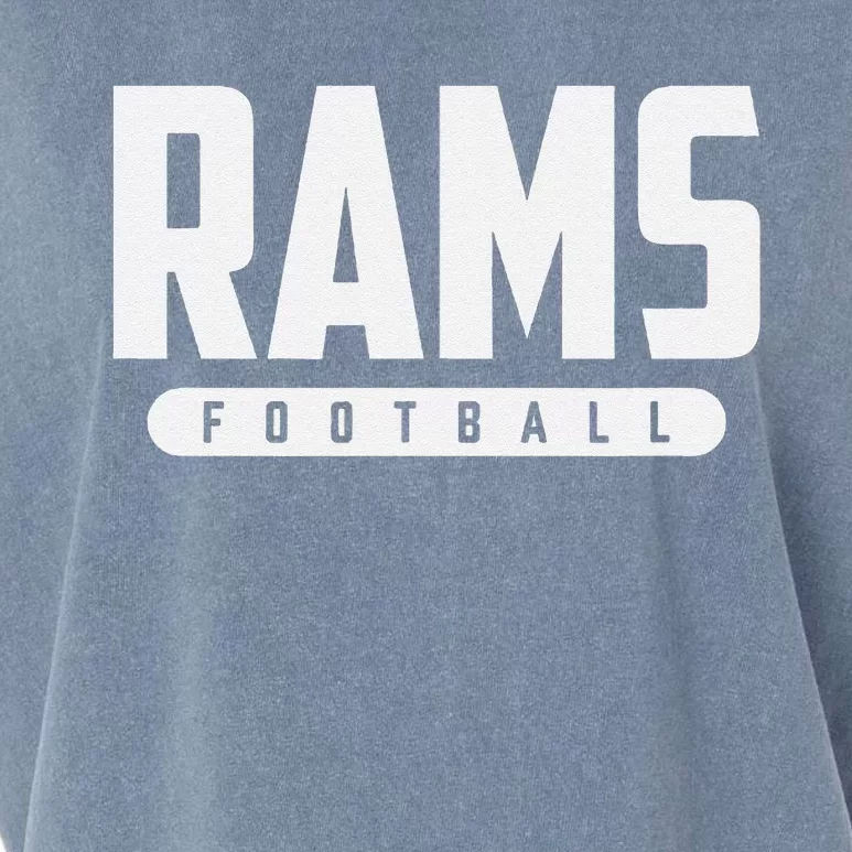 Bastrop Rams Football Garment-Dyed Women's Muscle Tee