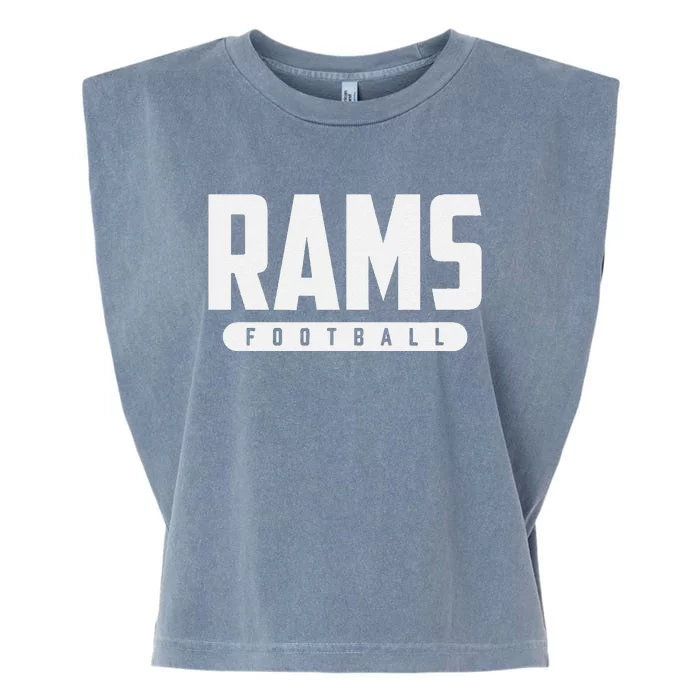 Bastrop Rams Football Garment-Dyed Women's Muscle Tee