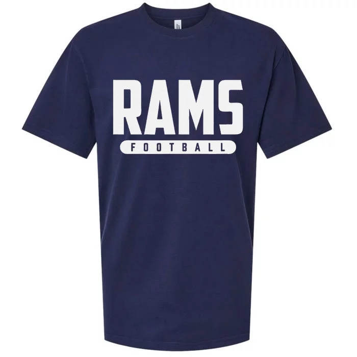 Bastrop Rams Football Sueded Cloud Jersey T-Shirt