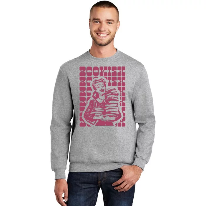 Bookish Retro Girl Tall Sweatshirt