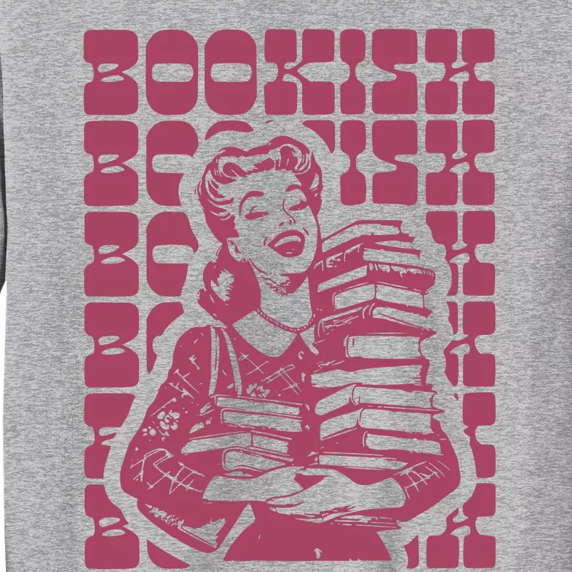 Bookish Retro Girl Tall Sweatshirt