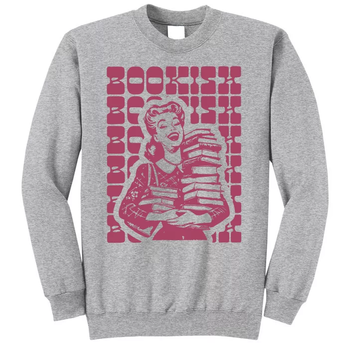 Bookish Retro Girl Tall Sweatshirt