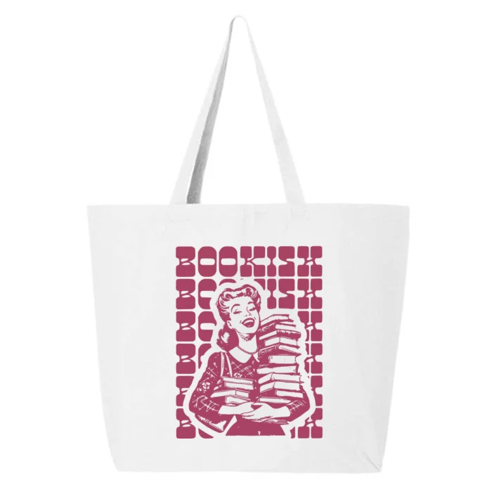 Bookish Retro Girl 25L Jumbo Tote