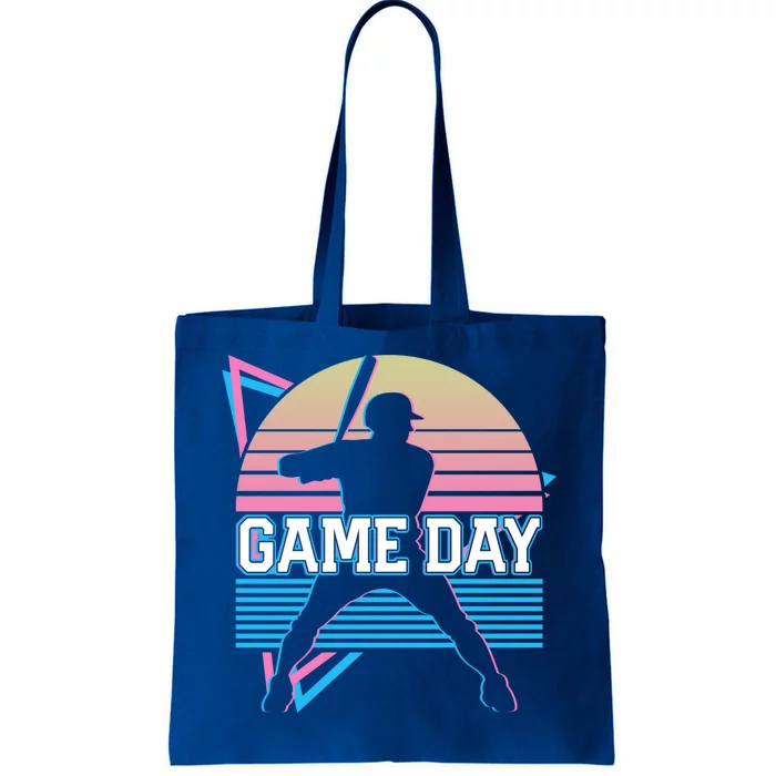 Baseball Retro Game Day Funny Gift Tote Bag