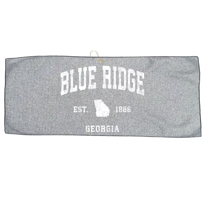 Blue Ridge Georgia Ga Vintage Athletic Large Microfiber Waffle Golf Towel