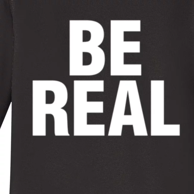 Be Real Gift Baby Long Sleeve Bodysuit