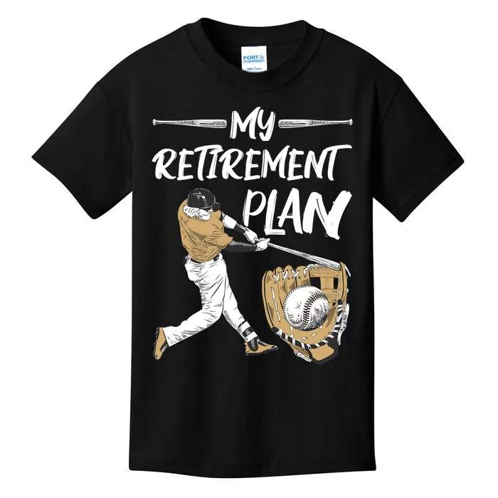 Baseball Retirement Gifts Kids T-Shirt