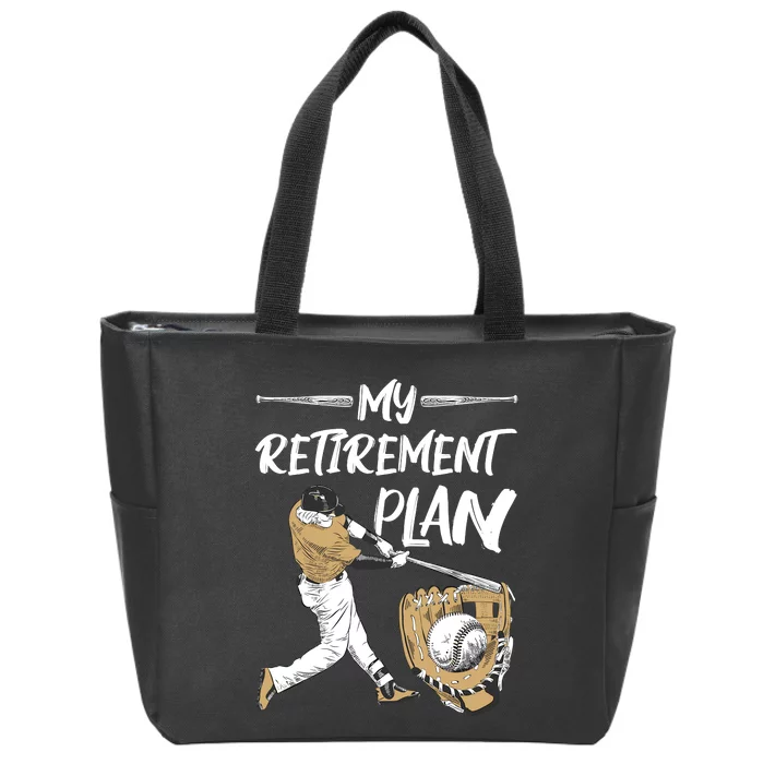 Baseball Retirement Gifts Zip Tote Bag