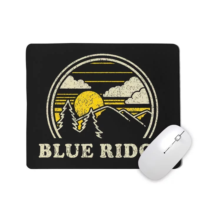 Blue Ridge Georgia Ga T Vintage Hiking Mountains Mousepad