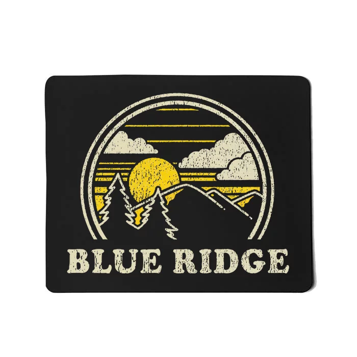 Blue Ridge Georgia Ga T Vintage Hiking Mountains Mousepad