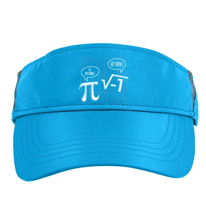 Be Rational Get Real Gift Math Pi Solving Gift Adult Drive Performance Visor