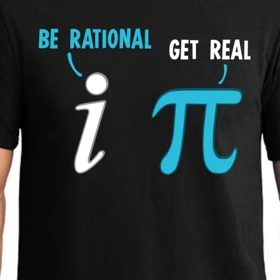 Be Rational Get Real Funny Math Joke Statistics Pun Gift Pajama Set