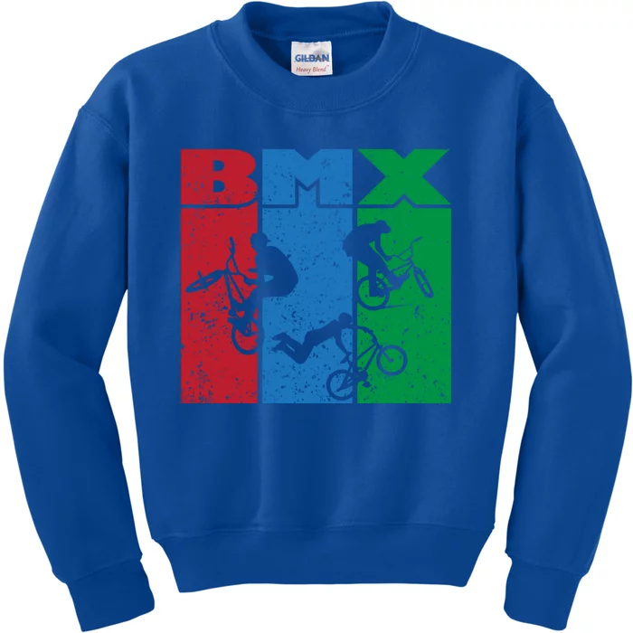 Bmx Rider Gift Life Behind Bars Bmx Gift Kids Sweatshirt