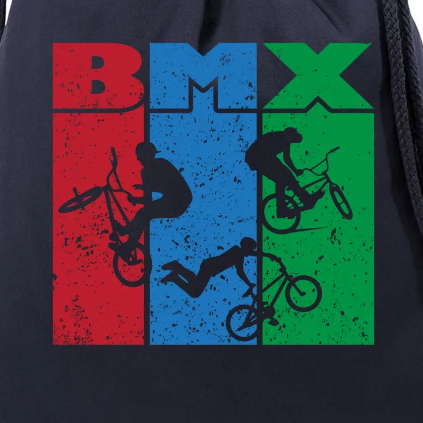 Bmx Rider Gift Life Behind Bars Bmx Gift Drawstring Bag