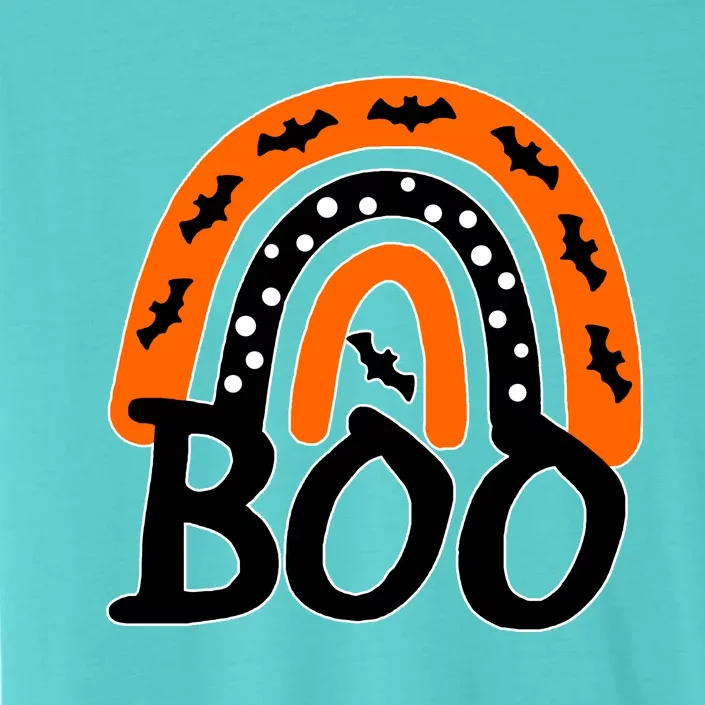 BOO Retro Halloween Rainbow ChromaSoft Performance T-Shirt