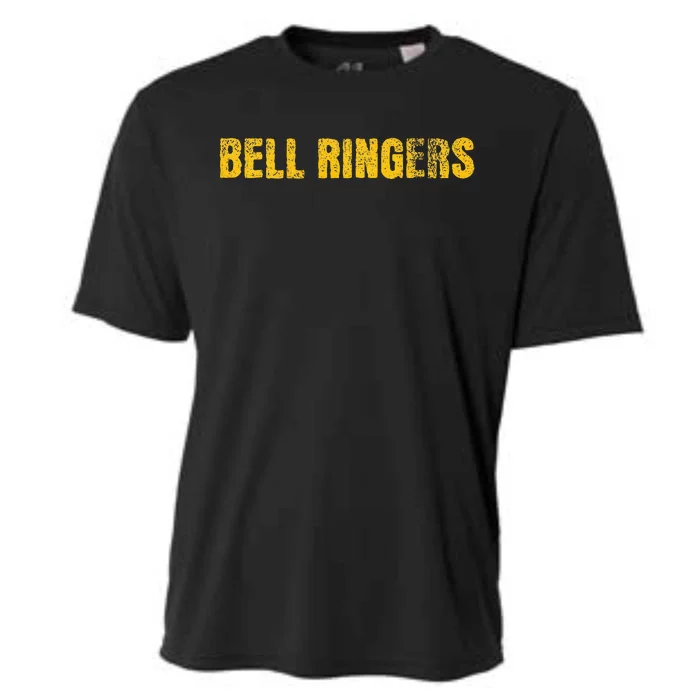 Bell Ringers Handbell With Angry Face Cooling Performance Crew T-Shirt