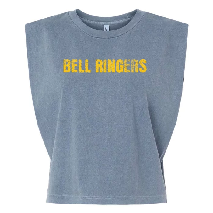 Bell Ringers Handbell With Angry Face Garment-Dyed Women's Muscle Tee