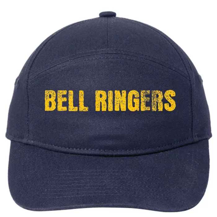 Bell Ringers Handbell With Angry Face 7-Panel Snapback Hat