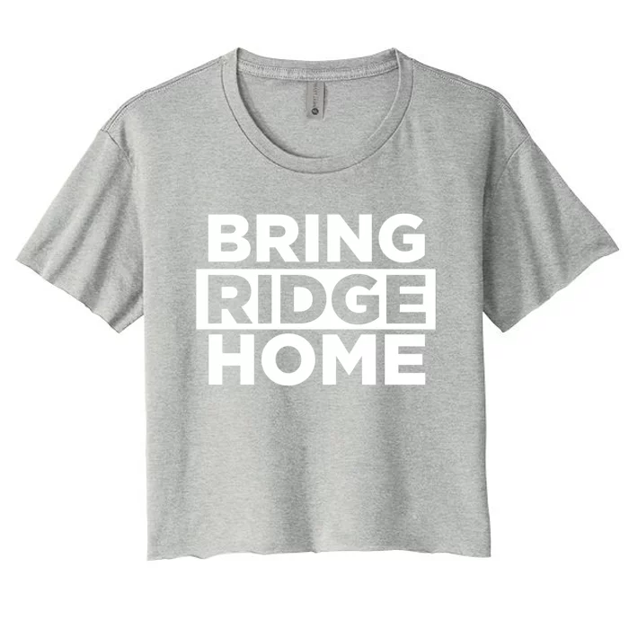 Bring Ridge Home Women's Crop Top Tee