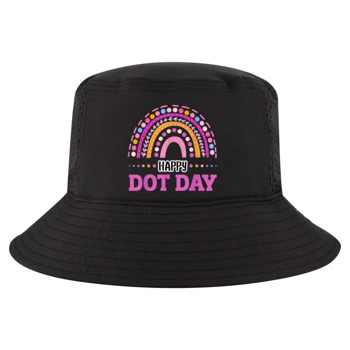 Boho Rainbow Happy Dot Day September 15th Gift Cool Comfort Performance Bucket Hat