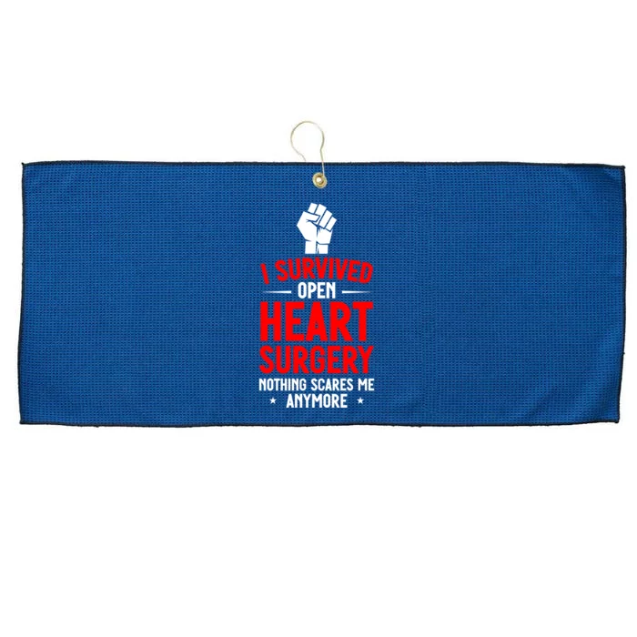 Bypass Recovery I Survived Open Heart Surgery Recovery Gift Large Microfiber Waffle Golf Towel