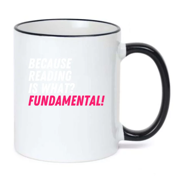 Because Reading Is What Fundamental Black Color Changing Mug