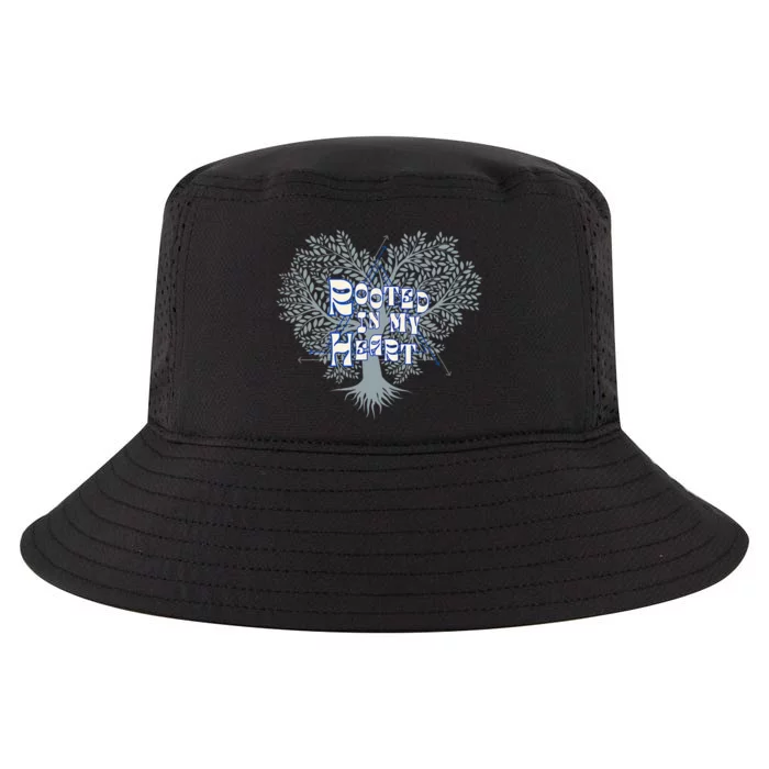 Blue Rooted in my Heart Cool Comfort Performance Bucket Hat